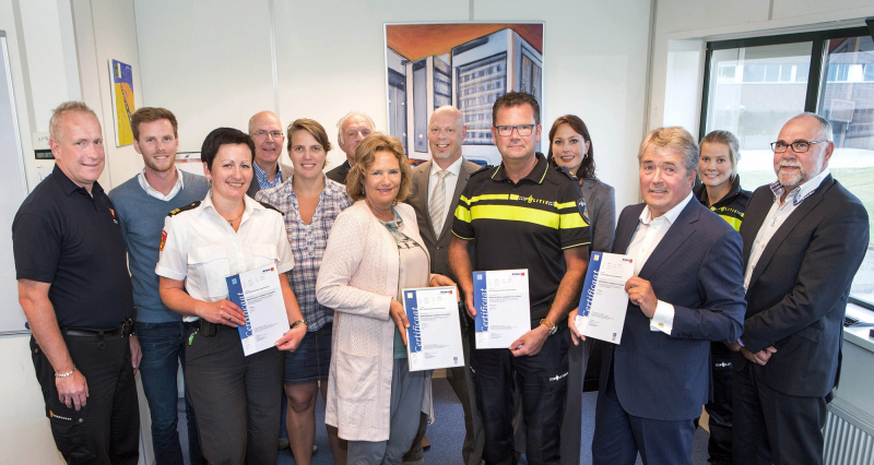Uitreiking KVO-B Larserpoort, Lelystad